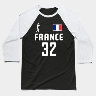 Wembanyama France Jersey (Front/Back) Baseball T-Shirt